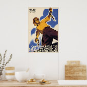 Spaanse Burgeroorlog Poster Boer, breek je (Keuken)