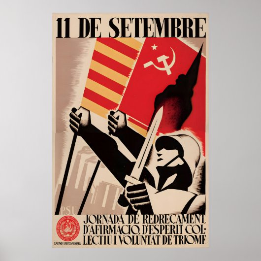 Spaanse Burgeroorlog Poster Een dag van bevestigi (Voorkant)