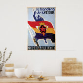 Spaanse Burgeroorlog Poster van het Volksfront De  (Keuken)