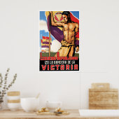 Spaanse Burgeroorlog Volksfront Poster De (Keuken)