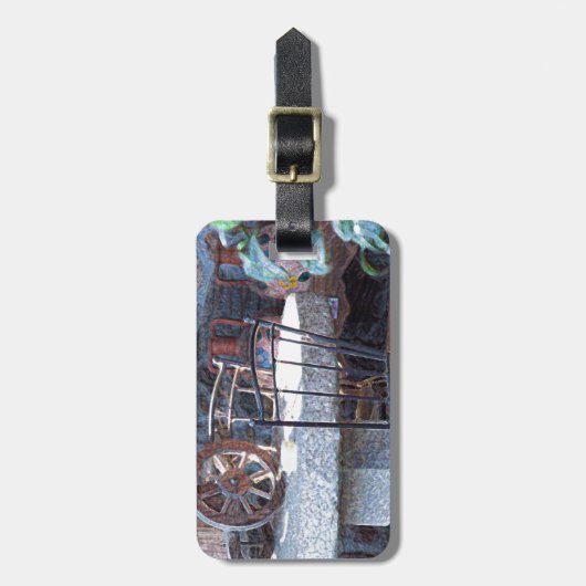 Spaanse cactus bagagelabel (Voorkant verticaal)