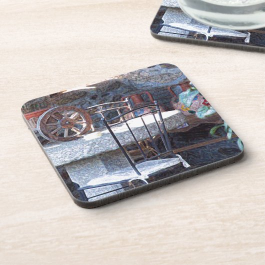 Spaanse cactus bier onderzetter (Linkerzijde)