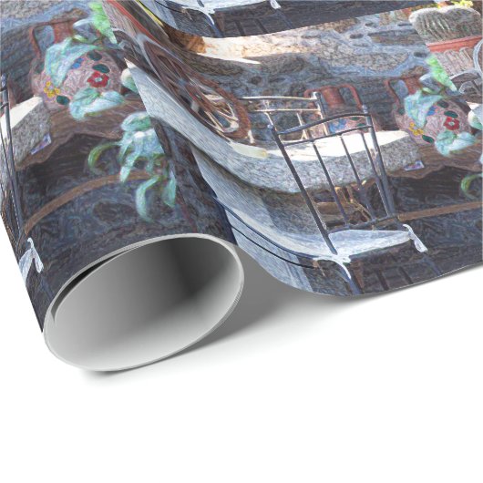 Spaanse cactus cadeaupapier (Rol Hoek)