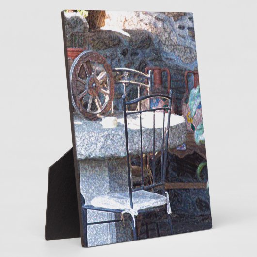 Spaanse cactus fotoplaat (Zijkant)