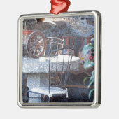 Spaanse cactus metalen ornament (Links)