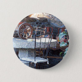 Spaanse cactus ronde button 5,7 cm