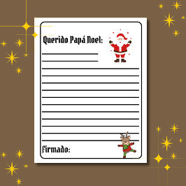 Spaanse Carta Para Papá Noel Witte brief aan de Ke