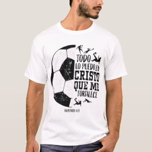 Spaanse Christelijke Soccer Futbol Filipenses 413  T-shirt