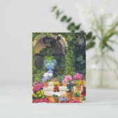 Spaanse Courtyard Briefkaart (Staand voorkant)