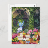 Spaanse Courtyard Briefkaart (Voorkant / Achterkant)