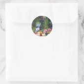 Spaanse Courtyard Ronde Sticker (Tas)