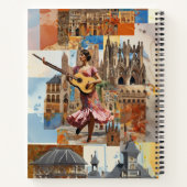 Spaanse Cultuur Collage Notitieboek (Achterkant)