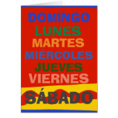 SPAANSE Dagen, geef tekst uit (Voorkant)