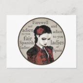 Spaanse dames briefkaart (Voorkant)