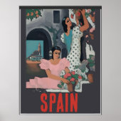 Spaanse dames, tekst toevoegen poster (Voorkant)