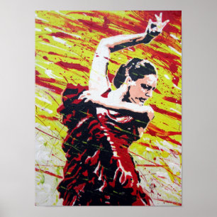 SPAANSE DANCER POSTER