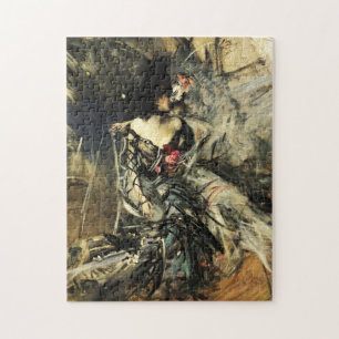 Spaanse danser bij de Rouge Puzzle Legpuzzel