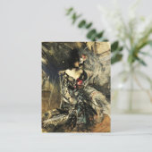 Spaanse danseres bij het Briefkaart van de Rouge (Staand voorkant)