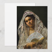 Spaanse danseres | Mary Cassatt (Voorkant / Achterkant)