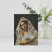 Spaanse danseres | Mary Cassatt Briefkaart (Staand voorkant)