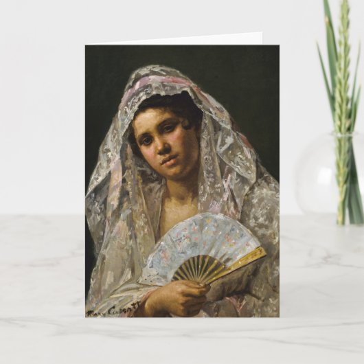 Spaanse danseres | Mary Cassatt Kaart (Voorkant)