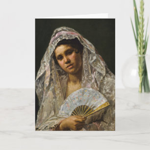 Spaanse danseres   Mary Cassatt Kaart