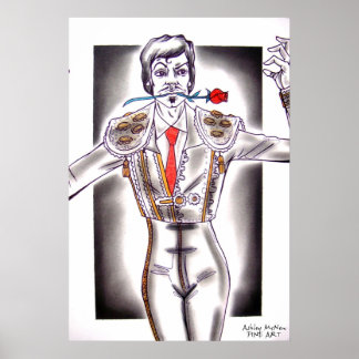 Spaanse danseres poster