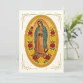 SPAANSE DOOP GUADALUPE DOOP KAART (Staand voorkant)