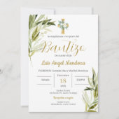 Spaanse doop jongen kaart (Voorkant)