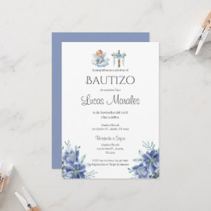 Spaanse Doop Jongen uitnodiging