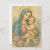 SPAANSE DOOP MARIA BABY JEZUS CHRISTENDOM KAART (Voorkant)