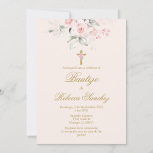 Spaanse doop meisje kaart