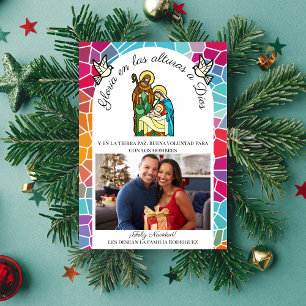 Spaanse Eere zij God in den hoogsten Kerstmis Feestdagenkaart