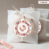 Spaanse Eerste Communie Bloemige Envelope Zegel/Gu Ronde Sticker