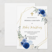 Spaanse Eerste Communie Boy uitnodiging (Voorkant / Achterkant)