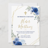 Spaanse Eerste Communie Boy uitnodiging (Voorkant)