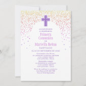 Spaanse eerste communie voor meisjes kaart (Voorkant)