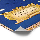 Spaanse en Mexicaanse Ranchos of Los Angeles Map Poster (Hoek)