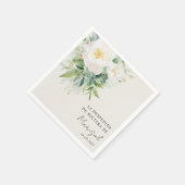 Spaanse Engelse Afscheid van een Jong Meisje Bruid Servet (Hoek)