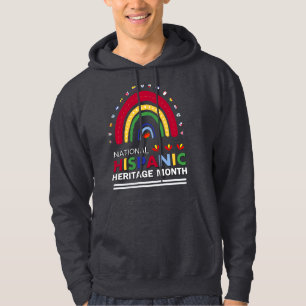 Spaanse Erfgoedmaand Boho Regenboog en Vlaggen Hoodie