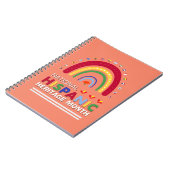 Spaanse Erfgoedmaand Boho Regenboog en Vlaggen Notitieboek (Linkerzijde)