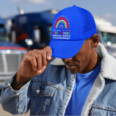 Spaanse Erfgoedmaand Boho Regenboog en Vlaggen Trucker Pet