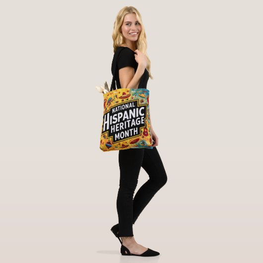 Spaanse Erfgoedmaand Canvas tas (Op model)