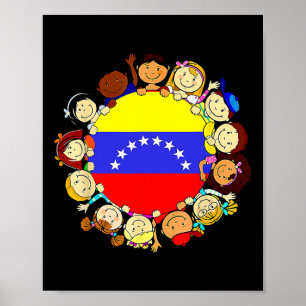 Spaanse Erfgoedmaand Venezuela Kinder Boy Venezue Poster