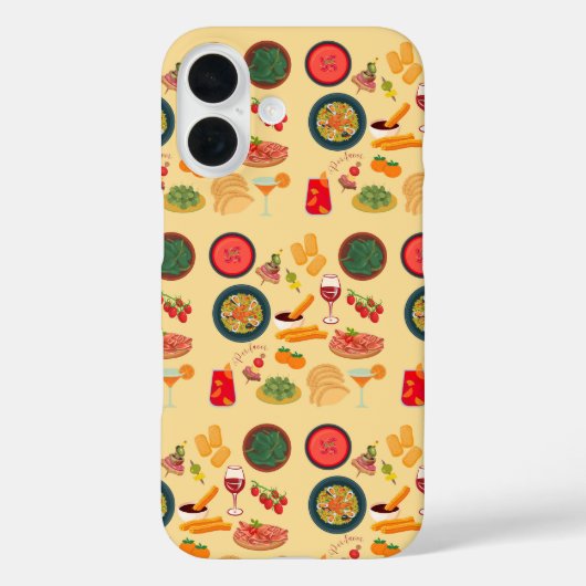 Spaanse eten Case-Mate iPhone case (Achterkant)