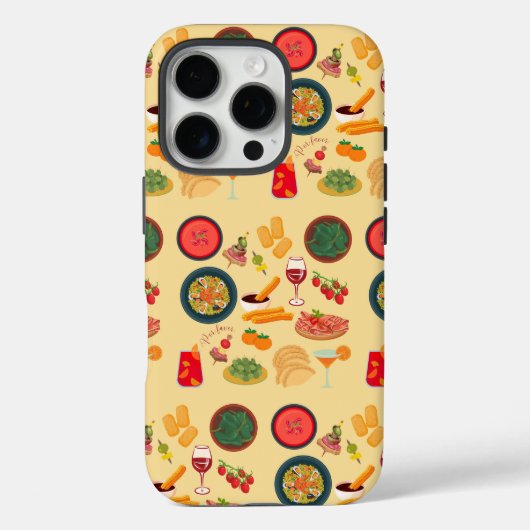 Spaanse eten Case-Mate iPhone case (Achterkant)
