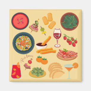 Spaanse eten magneet