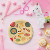 Spaanse eten papieren bordje (Feest)