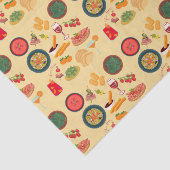 Spaanse eten tissuepapier (Detail)