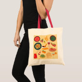 Spaanse eten tote bag (Voorkant (product))